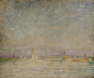 オー川の夕方 作： William Brown MacDougall